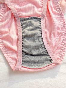 PetitDoll 3条/包蕾丝拼接内裤，情人节 - 彩色 - 查看 6