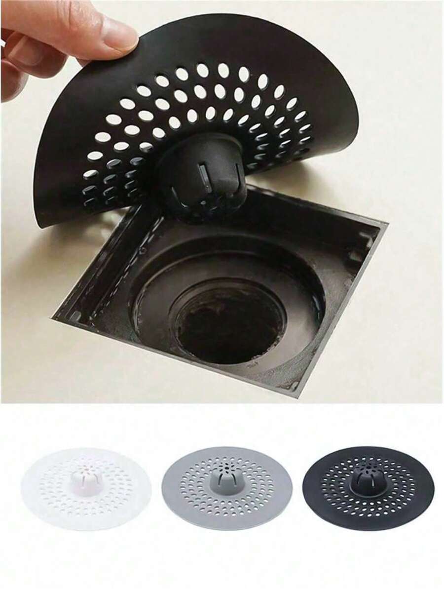 1pc Silicone Drain Plug, 5.23inch*0.9inch, For Bathroom, Kitchen, Bathtub, Sink, Prevent Hair And Other Debris From Clogging Drain Pipes - Multicolor - View 1