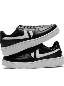 tenis casuales unisex modelo 2609 diseño casual en varios colores - NEGRO BLANCO - Ver 2