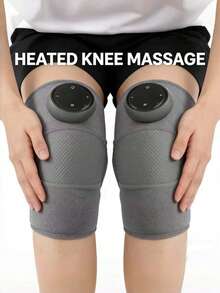 Teckwe Heated Knee Brace Wrap,Vibration Massager For Arthritis Knee Pain Relief Massaging Knee Pad - Multicolor - View 5