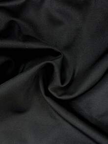 Manfinity Swimmode 男士撞色拼接字母印花泳裤 - 藏蓝色 - 查看 4