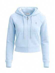 Juicy Couture Women's Full Zip Hoodie Blue