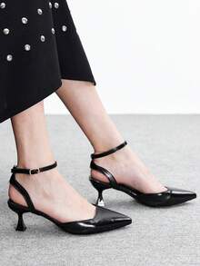 CUCCOO BIZCHIC Women's Basic Black High Heel Pumps, Office/Commute - Black - View 4