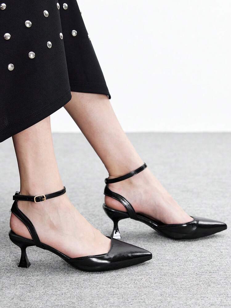 CUCCOO BIZCHIC Women's Basic Black High Heel Pumps, Office/Commute - Black - View 4