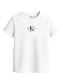 Calvin Klein Girls T-Shirt White - Bright white/grey - View 1