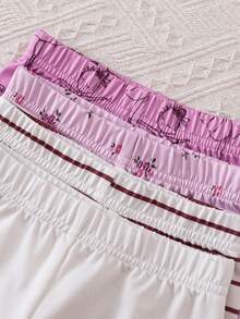 SHEIN Playful Pals 8件套女婴0-3岁春夏休闲日常服装可爱芭蕾女童无袖T恤和短裤8件套服装套装