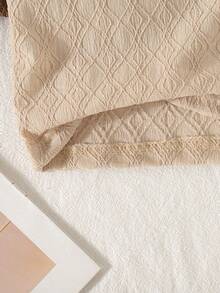 SHEIN 2件套男婴夏季时尚新款透气网眼镂空设计无袖背心套装 - 棕色 - 查看 8