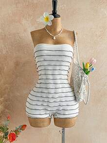 Soleia 女士多层荷叶边抹胸连体衣