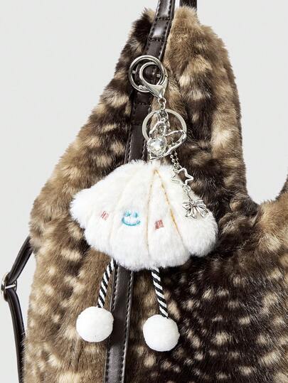 Kawaii Ciondolo a forma di cuore con gambe lunghe a forma di conchiglia