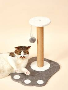 PETSIN 1 Cột cào móng cho mèo bằng dây thừng sisal màu xám bền chắc, chống rụng lông, tiết kiệm không gian cho căn hộ nhỏ, đồ chơi tự giải trí cho mèo, chống trượt, ổn định, chống trầy xước, thúc đẩy việc chăm sóc móng vuốt khỏe mạnh, giảm buồn chán, đồ dùng tương tác cho thú cưng dành cho người yêu mèo, sử dụng hàng ngày, trang trí nhà cửa, mùa xuân, mùa hè, mùa thu, mùa đông, đồ chơi nhai cho mèo con - Nhiều màu - Xem 4