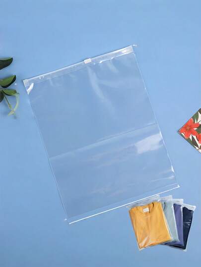 20Pcs Reusable Clear Plastic Zipper Bags Multiple Sizes Waterproof Storage Pouches With Dual Zipper Closure For Travel Camping Outdoor Gear Organization Clothes TShirts Pants Shoes Underwear Socks Blankets Home Holiday Gift Multi Functional Accessory Tool Bags