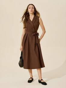 CUCCOO BASICS Zapatos planos casuales y versátiles con diseño de hebilla para mujer - Negro - Ver 2