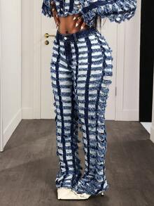 Slaydiva Women's Fashion Distressed Skinny Fit Denim Jeans