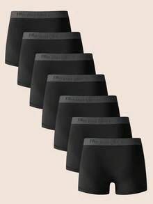7pcs/Set Men's Simple Comfortable Boxer Briefs - Multicolor - View 2