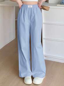 SHEIN 2条少女裤 - 藍色 - 查看 13