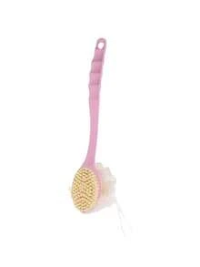 SHEIN Long Handle Shower Brush, Multi-Purpose Brush For Back Exfoliation And Shower Cleaning