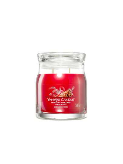 Yankee Candle Sparkling Cinnamon Signature Medium Jar Candle 368 G
