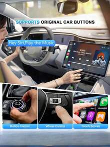 Teckwe Wireless CarPlay Adapter & Android Auto Adapter, Compatible With IPhone/Android Phones, Stable Fast Connection, Convert Factory Wired To Wireless CarPlay For Cars 2016+, No Delay - Nhiều màu - Xem 8