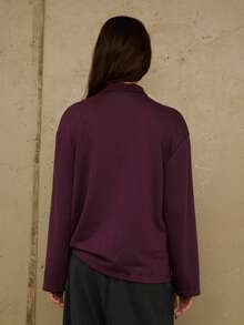 COUREZ Long Sleeve Oversized Rugby Polo Shirt/ Y2K Tops Fall Winter Clothes For Women Winter Top Going Out Outfits Women Cute Tops Casual Outfits