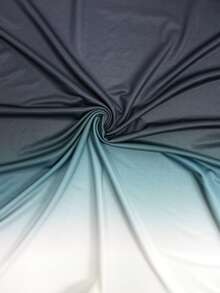 Manfinity Swimmode Summer Men's Gradient Surf Rashguard Swimwear For Beach & Holiday Cruise Clothes For Men Mens Rash Guard Shirt Men Active Wear Beach Wear For Men Swim Shirt For Men