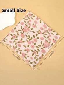 Joivida 5pcs Coral Fleece Cleaning Cloth, Highly Absorbent Towel, Quick Drying Multifunctional Wiping Cloth, Kitchen And Bathroom Cleaning Cloth, Car Universal Flower Design Square Cloth, Farmhouse Style Home Cloth, Tableware And Utensil Maintenance Cloth, Soft And Non Shedding Material, Christmas - Multicolor - View 11