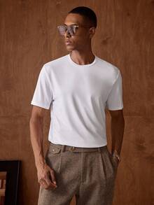 AKNOTIC Áo thun nam tay ngắn mềm mại, đa năng, thoải mái mặc hàng ngày, dáng rộng, thích hợp đi làm, ở nhà, hẹn hò, tụ họp, nhiều màu sắc, hiệu Dopamine Tee. - Nhiều màu - Xem 7