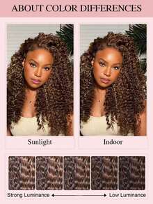 ALL READY WIG 渐变挑染 4/30 水波纹蕾丝前 BOB 假发，真人发，预先拔毛，6x5 无胶佩戴，即戴即走，短卷蕾丝前 BOB 假发，适合，真人发，16 英寸