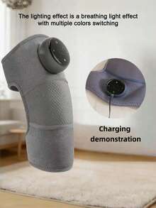 Teckwe Heated Knee Brace Wrap,Vibration Massager For Arthritis Knee Pain Relief Massaging Knee Pad - Multicolor - View 2