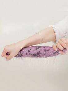 Joivida 5pcs Coral Fleece Cleaning Cloth, Highly Absorbent Towel, Quick Drying Multifunctional Wiping Cloth, Kitchen And Bathroom Cleaning Cloth, Car Universal Flower Design Square Cloth, Farmhouse Style Home Cloth, Tableware And Utensil Maintenance Cloth, Soft And Non Shedding Material, Christmas - Multicolor - View 10