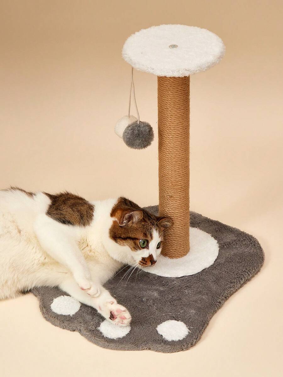 PETSIN 1 Cột cào móng cho mèo bằng dây thừng sisal màu xám bền chắc, chống rụng lông, tiết kiệm không gian cho căn hộ nhỏ, đồ chơi tự giải trí cho mèo, chống trượt, ổn định, chống trầy xước, thúc đẩy việc chăm sóc móng vuốt khỏe mạnh, giảm buồn chán, đồ dùng tương tác cho thú cưng dành cho người yêu mèo, sử dụng hàng ngày, trang trí nhà cửa, mùa xuân, mùa hè, mùa thu, mùa đông, đồ chơi nhai cho mèo con - Nhiều màu - Xem 1