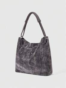 ROMWE Grunge Punk Women's Bag - Grey - View 2