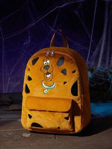 SCOOBY-DOO X SHEIN Women Backpack - Camel - View 2