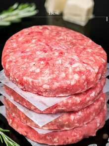 100Pcs Oil-Absorbing Burger Patty Paper, Solid Color Round /Square Non-Stick Wax For Separate Frozen Pressed Patties Air Fryer Kitchen Air Fryer Liners Air Fryer Paper Airfryer Air Frier - Multicolor - View 3