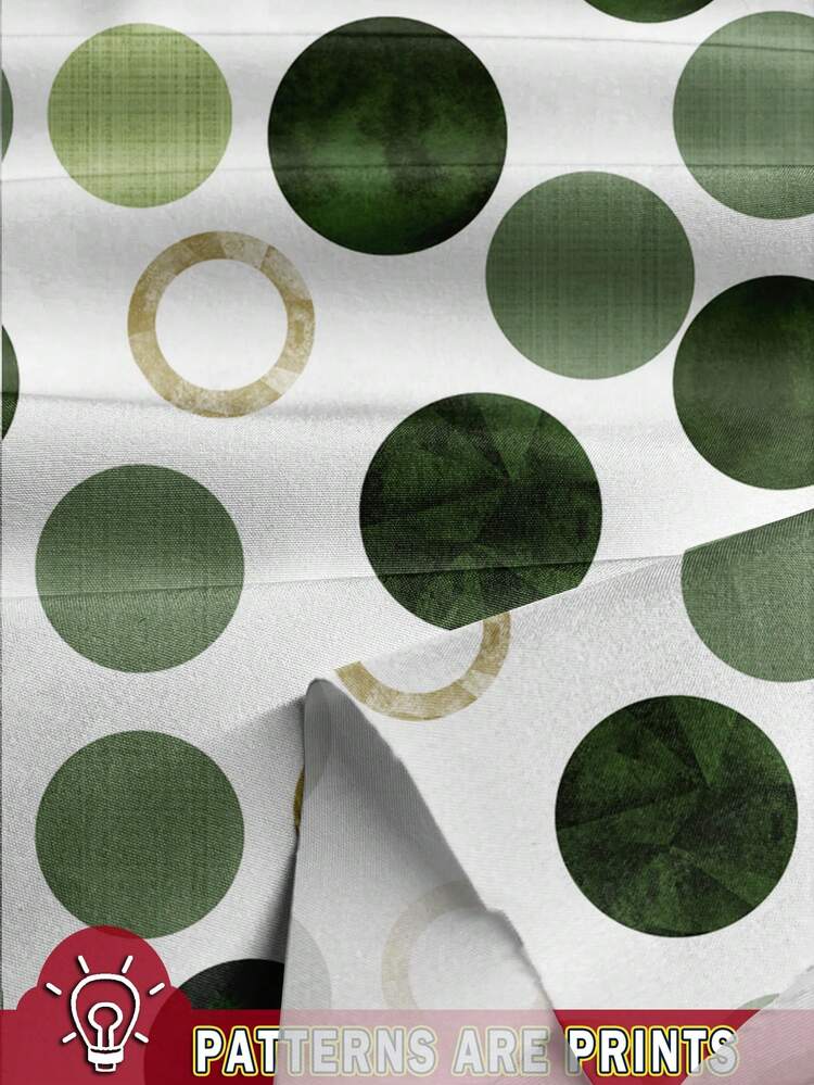 EMERY ROSE Set de camisa y pantalones de talla grande con estampado de lunares y lazo, informal de otoño - Multicolor - Añade 3