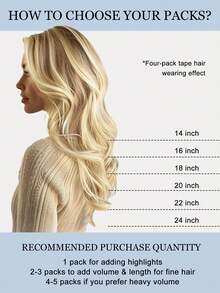 20 件直发接发带 100% 真人雷米真人发 14-24 英寸天然高品质 50 克/包适用于沙龙丝滑无缝隐形 PU 接发带