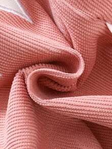 SHEIN 2件套婴儿可爱蝴蝶结刺绣连体衣套装，夏季