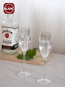 香槟杯，经典香槟杯，优雅敬酒杯[可反复使用] - 無色 - 查看 12