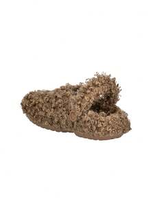 Crocs Classic Doodle Fur Lined Kids Clog Brown CR210903 - Brun - Visa 2