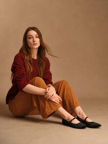 Rosivie Women's Casual Versatile Commuting Minimalist Flats For Christmas - Black - View 5