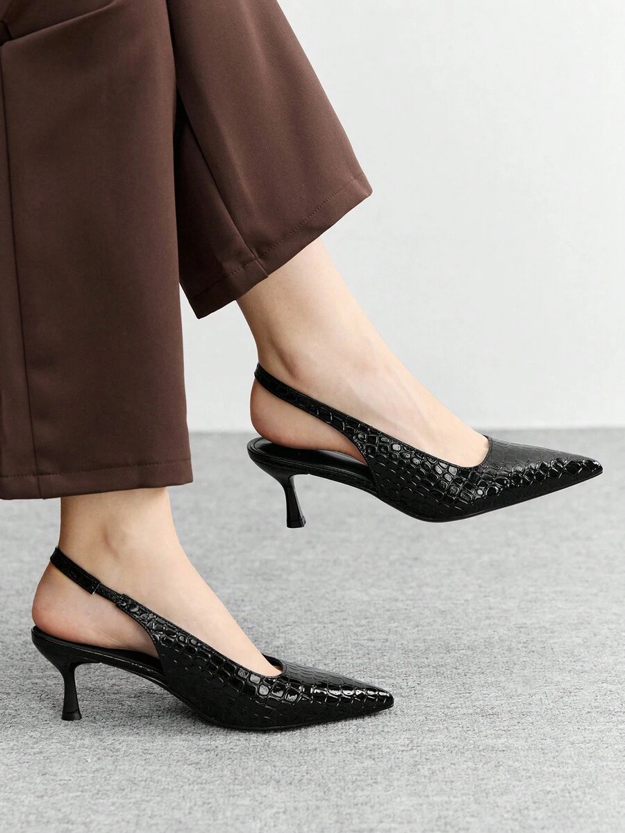 CUCCOO BIZCHIC Women Pumps Valentine's Day - Stone pattern black - View 1