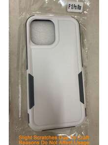 Ốp lưng điện thoại bảo vệ hai lớp Luxury Armor tương thích với iPhone 16 11 12 13 14 15 Pro Max Plus 16E Hộp nhựa cứng chống sốc Ốp lưng - trắng - Xem 35