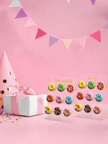 1pc Acrylic Donut Display Rack, Reusable Sweet Treat Holder Shelf Suitable For Dessert Table, Spring/Summer Weddings, Birthdays, Festivals - Multicolor - View 7