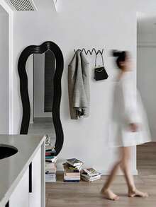 Joivida 1pc Creative Wave Design Metal Wall Hooks - Elegant Nordic-Style Coat And Hat Holders With Smooth Curved Shapes, Suitable For Home Organization, Hotel Decoration, And Fashion Store Displays. With A Simple Aesthetic Style, They Are Ideal As Valentine's Day Gifts, Valentine's Day Presents, Applicable For Renting, Installing On Walls At Home, In Wardrobes, On Doors For Storing Clothes, Scarves, Bags. - Multicolor - View 8