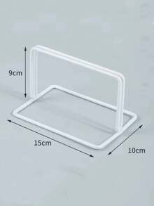 1pc Metal Display Stand For Grid Panels, Grid Display Rack, Grid Hold Base, Wall Grid Accessories, Picture Display Iron Decorative Rack, For Jewelry, School Artwork, Photo Exhibits - Black - View 9