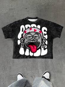 PAVTROS Men's Crew Neck Raglan Sleeve Casual Graphic T-Shirt, Fashion & Versatile For Summer - Multicolor - View 1