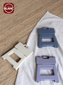 折叠凳，可折叠超轻坚固可调节塑料脚凳，防滑纹理，适用于家庭、厨房、浴室、卧室、便携式户外旅行钓鱼椅，防滑多功能小凳子，易于存放 - 多种颜色可选。适合女性收纳整理器旅行必需品，适合返校礼物