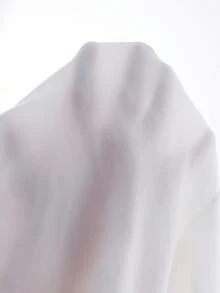 SHEIN 女婴针织撞色圆领荷叶边下摆修身连衣裙 - 彩色 - 查看 9