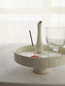 Madebyblanc Minimalist Ceramic Tea Infuser Funnel, Long Spout Flower Tea Strainer For Teapot And Mug - Multicolor - View 1