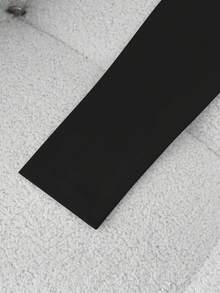 INAWLY New Arrival Hot Selling Women's Black T-Shirt With Embroidered Knight Design