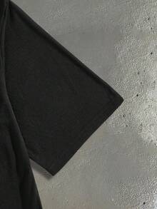 PAVTROS Plus Size Men's Letter Print Round Neck Short Sleeve Casual Versatile T-Shirt Los Angeles T-Shirt - Multicolor - View 5